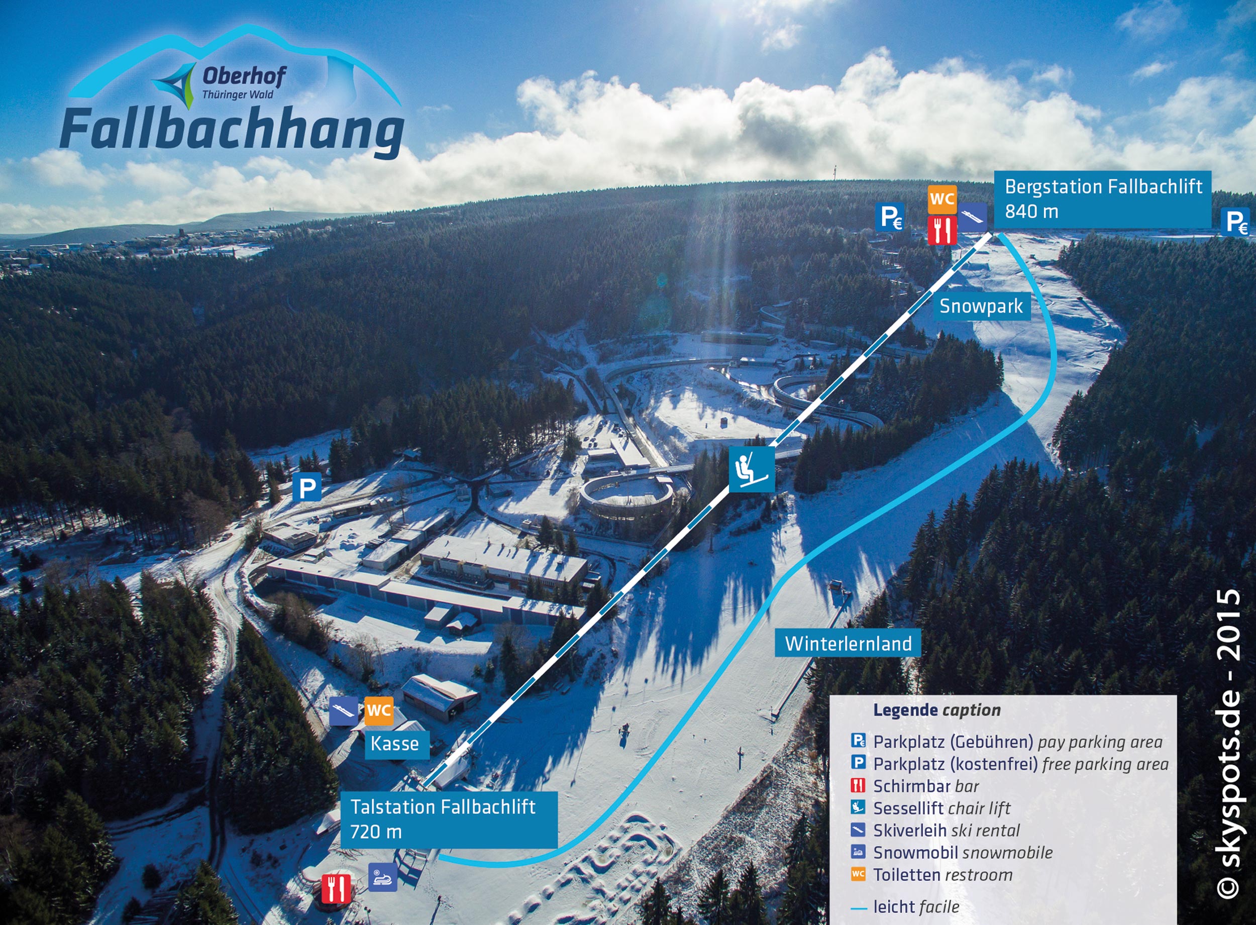 Pistenplan Fallbachhang     Oberhof