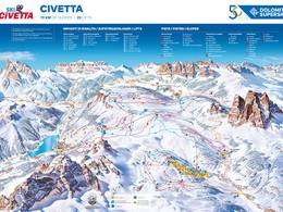 Pistenplan Civetta – Alleghe/Selva di Cadore/Palafavera/Zoldo