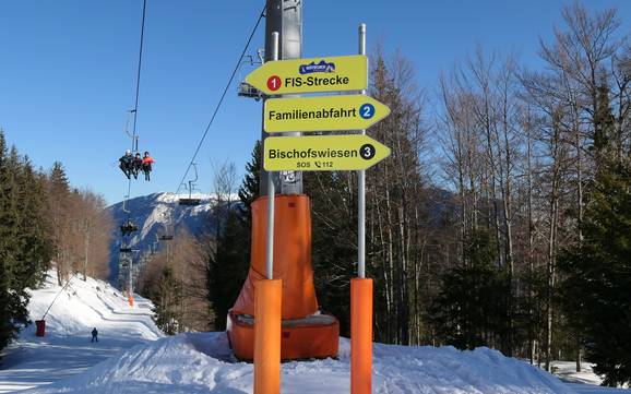 Berchtesgadener Land: Orientierung in Skigebieten – Orientierung Götschen – Bischofswiesen