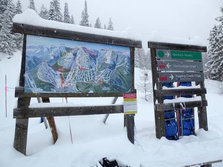 Kootenay Boundary: Orientierung in Skigebieten – Orientierung Red Mountain Resort – Rossland