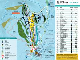 Pistenplan Mont Edouard – L'Anse-Saint-Jean