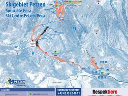 Pistenplan Petzen – Feistritz ob Bleiburg