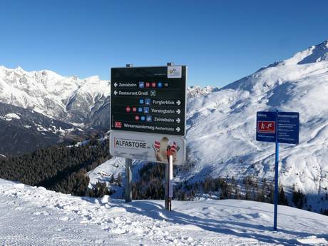 Skischaukel Kappl & See: Orientierung in Skigebieten – Orientierung See