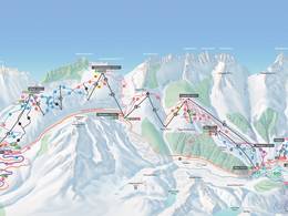 Pistenplan Andermatt/Oberalp/Sedrun