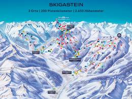 Pistenplan Sportgastein