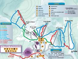 Pistenplan Les Plans d'Hotonnes