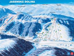 Pistenplan Jasenská Dolina – Belá-Dulice