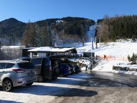 Nagelfluhkette: Anfahrt in Skigebiete und Parken an Skigebieten – Anfahrt, Parken Ofterschwang/Gunzesried – Ofterschwanger Horn