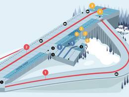 Pistenplan Snow Arena – Druskininkai