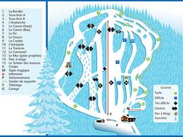 Pistenplan Mont Avalanche