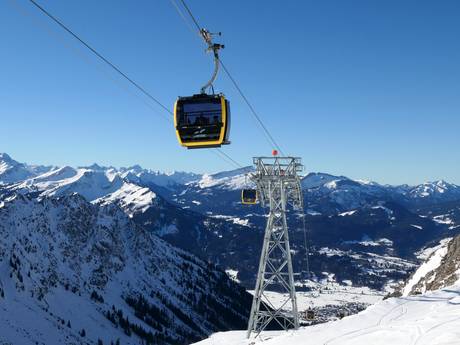 Oberstdorf: beste Skilifte – Lifte/Seilbahnen Nebelhorn – Oberstdorf