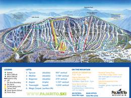 Pistenplan Pajarito Mountain