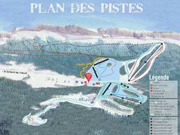 Pistenplan Col de Marcieu – Saint Bernard du Touvet