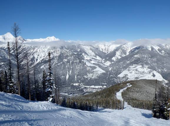 Blick auf das Panorama Mountain Village