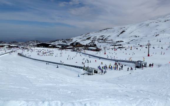 Skigebiete für Anfänger in Andalusien – Anfänger Sierra Nevada – Pradollano