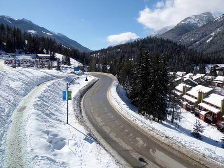 Columbia Mountains: Anfahrt in Skigebiete und Parken an Skigebieten – Anfahrt, Parken Panorama