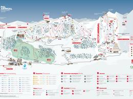 Pistenplan Pal/Arinsal – La Massana