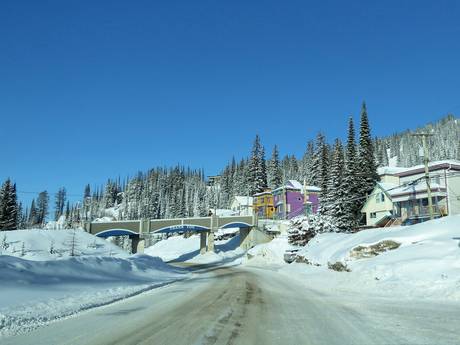 Thompson Okanagan: Anfahrt in Skigebiete und Parken an Skigebieten – Anfahrt, Parken SilverStar