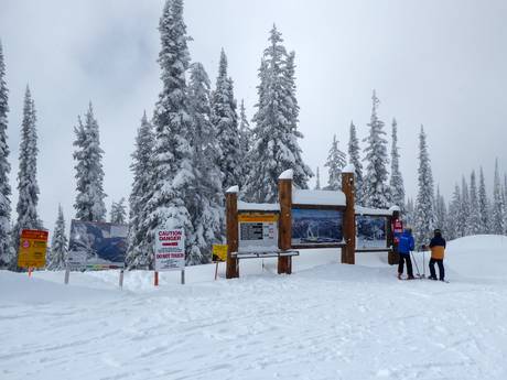 Selkirk Mountains: Orientierung in Skigebieten – Orientierung Whitewater – Nelson