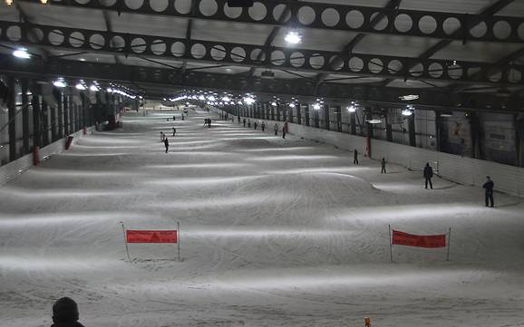 Größter Höhenunterschied im Département Moselle – Skihalle SnowWorld Amnéville