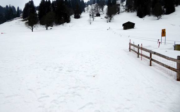 Skifahren in Saxeten