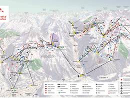 Pistenplan Silvretta Montafon