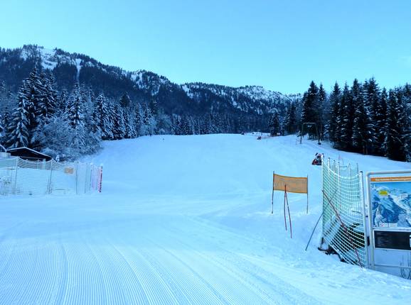 Gemütliche Abfahrt am Kolbensattel