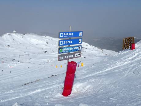 Spanien: Orientierung in Skigebieten – Orientierung Sierra Nevada – Pradollano