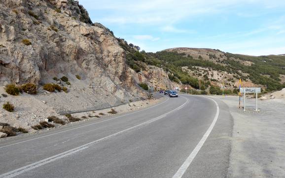 Sierra Nevada (ES): Anfahrt in Skigebiete und Parken an Skigebieten – Anfahrt, Parken Sierra Nevada – Pradollano