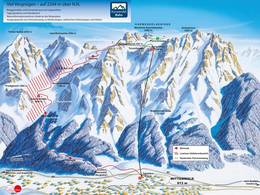 Pistenplan Dammkar – Mittenwald