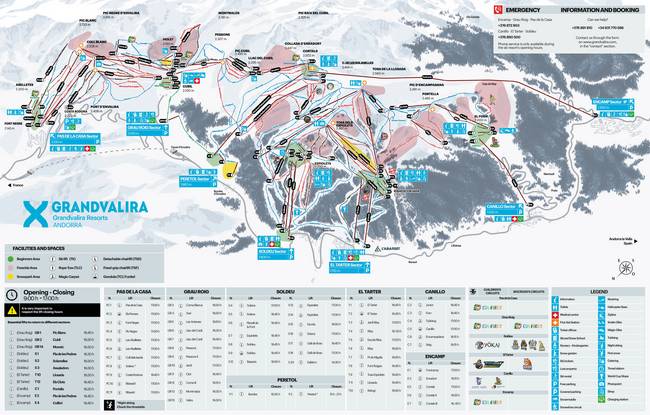 Grandvalira – Pas de la Casa/Grau Roig/Soldeu/El Tarter/Canillo/Encamp/Peretol Grandvalira – Pas de la Casa/Grau Roig/Soldeu/El Tarter/Canillo/Encamp/Peretol