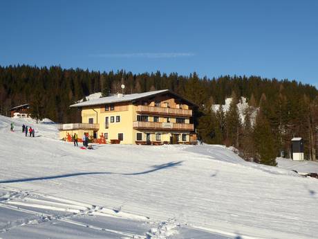 Salzkammergut-Berge: Unterkunftsangebot der Skigebiete – Unterkunftsangebot Postalm am Wolfgangsee