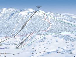 Pistenplan Le Noirmont (Jura sur Léman)
