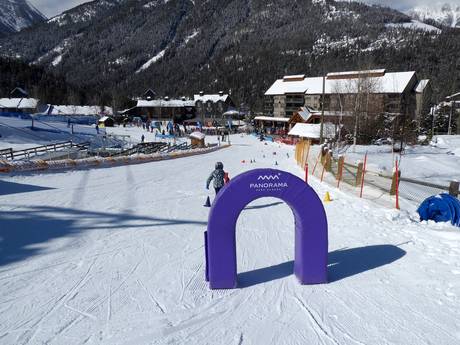 Familienskigebiete Purcell Mountains – Familien und Kinder Panorama