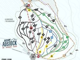 Pistenplan Mont Adstock